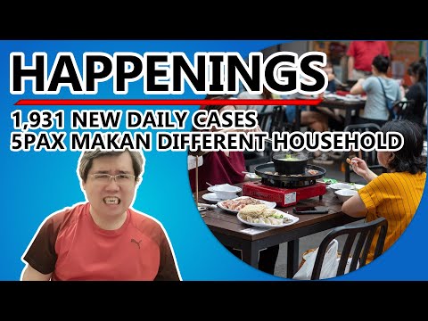 Up to 5 pax allowed to dine in from 22nd Nov, regardless of household & 1,931 new cases on 20 Nov