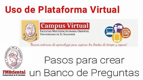 Pasos para crear un Banco de Preguntas en Moodle