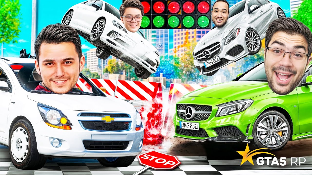 COBALT YOKI MERCEDES QAYSI BIRI KUCHLI! KEYSDAN TUSHGAN MASHINALARDA POYGA - GTA 5 RP