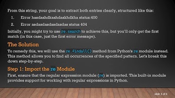 Extracting Multiple Substrings by Matching Patterns in Python: A Guide on Using Regular Expressions