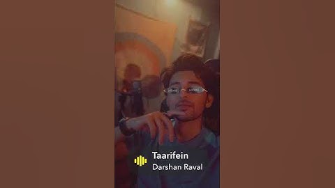 💌✨🌼 #darshanraval #newalbum #taarifein #bluefamily #darshanravaldz #darshaners