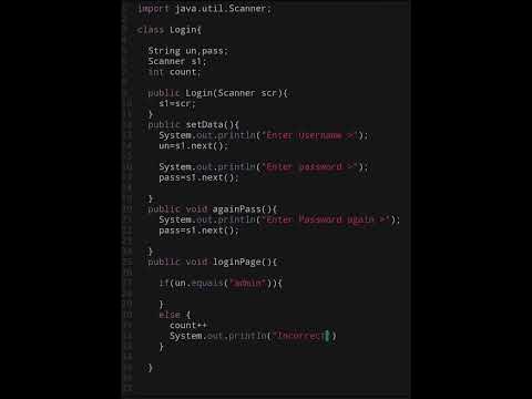 Java Program to Create Login Page - YouTube