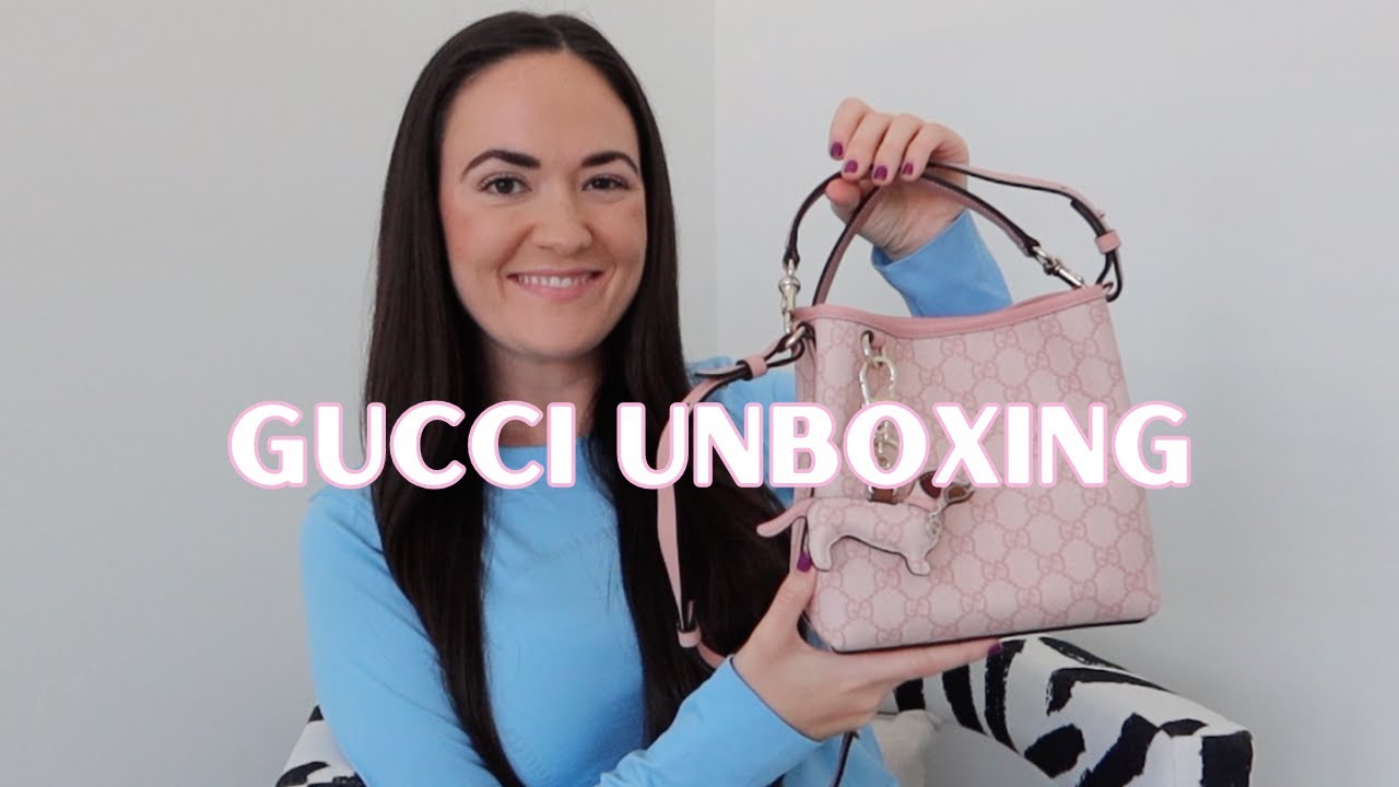 Gucci GG Emblem Bucket Bag Haul & Unboxing