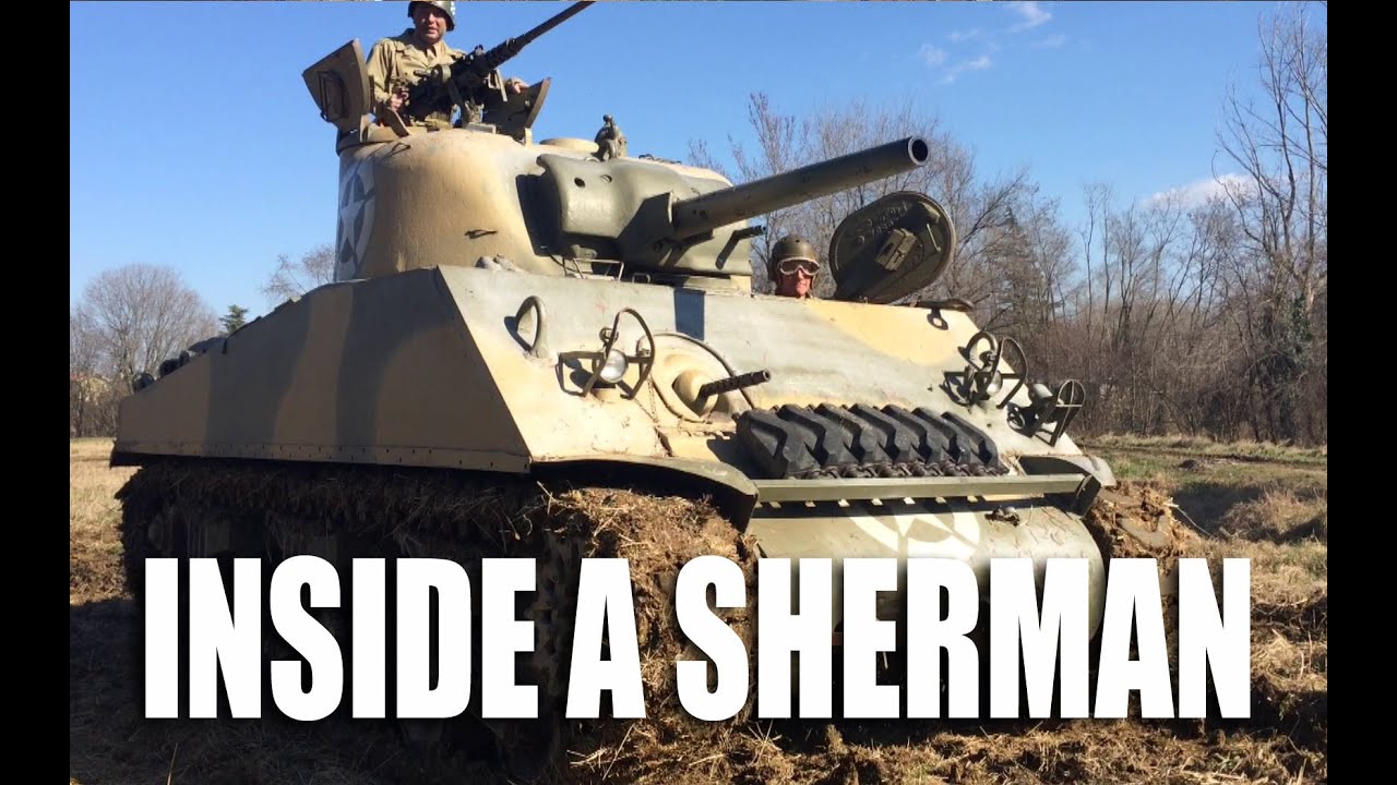 Inside A Wwii Sherman Tank Driving Around