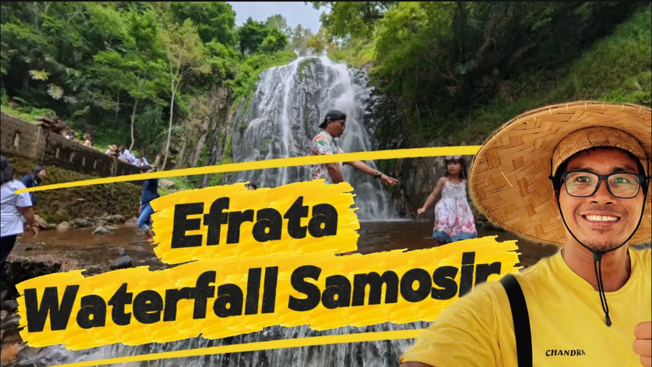 Efrata Waterfall, One of the best waterfalls in Samosir North Sumatra 