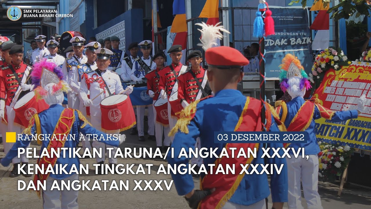 Rangkaian Atraksi Pelantikan Angkatan 36 SMK Pelayaran Buana Bahari Cirebon