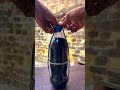Bottle and rope knot for handling. #ideas #experiment #tipsandtrics #diy #bottle #rope #handling