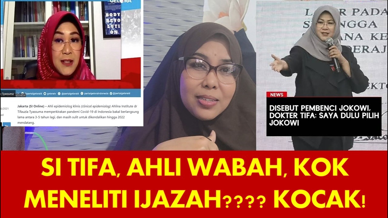 AHLI WABAH KOK MENELITI IJAZAH???
