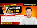 PowerPoint Review Tab Complete Guide in Hindi | Spelling, Grammar, Translate | The coding Box