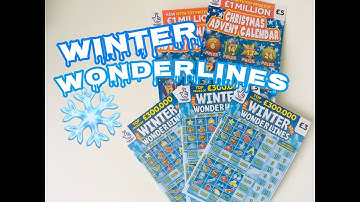 ❄️Winter Wonderlines❄️& Christmas Advent Calendar Scratch Cards