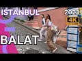 Hidden istanbul exploring balat walking tour on the 12th of november 2023 u4k 60fps