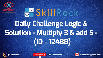 skillrack daily challenge logic and solution - multiply 3 and add 5 (01-02-2021)[id-12488]