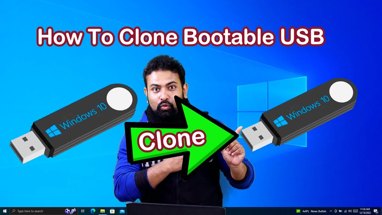 Clone Bootable USB || Clone USB to another USB Free Bootable USB Clone software - YouTube