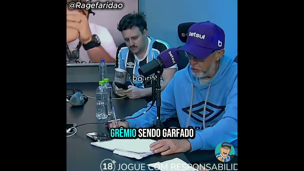 😡 FARID SURTA! Reação ao 1º gol do Inter e bronca no juiz! ⚽🔥