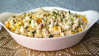 Вкусный рецепт салата с курицей. Мои домашние его просто ОБОЖАЮТ.