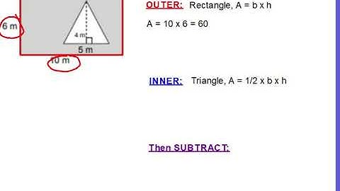 Area Triangle within a Rectangle 3