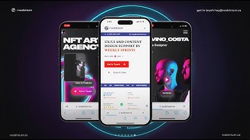 Roobinium Design Studio Showreel UX/UI Outsourcing Outstaffing