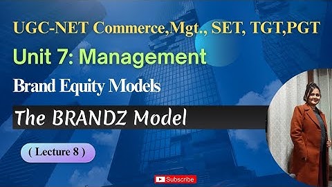 📚 BrandZ Model of Brand Strength | Explained with Example | UGC NET Commerce & Management
