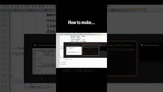 Stop using JavaScript for this! 😲 HTML Accordion Magic ✨ #coding #shorts