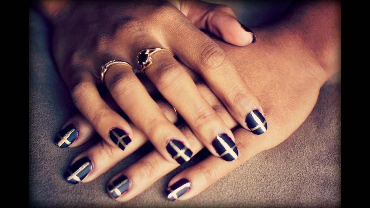5. Cross Nail Designs on YouTube - wide 7