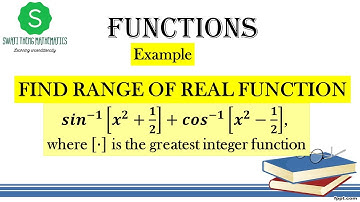 Find the range of the Function f(x)=sin^-1[x^2+1/2]+cos^-1[x^2-1/2], where [•] is a G.I.F.