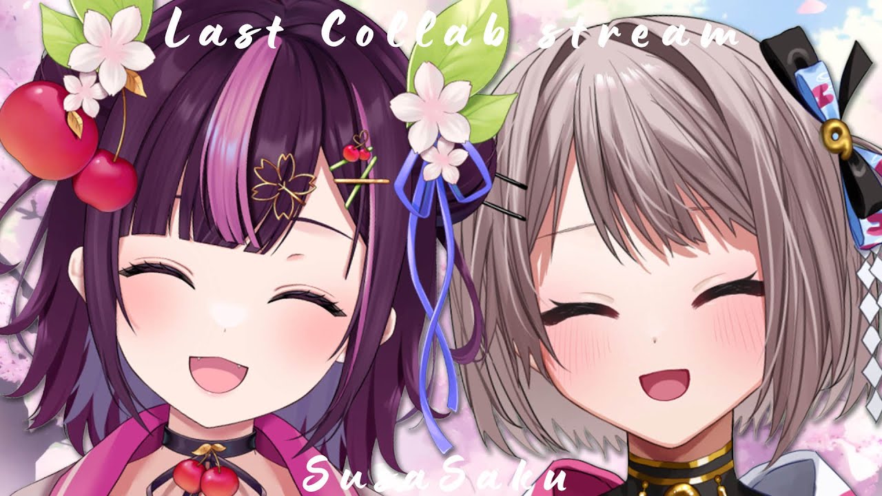 【 歌枠/KARAOKE 】最強に可愛くて面白くて大好きな同期とのラストコラボ🦋🍒【木花サクヤ／ 風吹スサノオ】#スササクコラボ