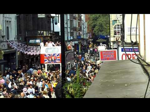 Royal Wedding. Gays' Celebrate in Old Compton Street, London