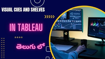 Different Types of Visual Cues and Shelves in the Worksheet Page of Tableau By Srikanth Thiruveedula