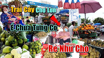 Đi Chợ Sài Gòn Trái Cây Đổ Đống Giá Rẻ Như Cho Cảnh Tượng Ế Chưa Từng Thấy Ở Chợ Xóm Vôi