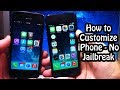 How to Customize iPhone, iPod, for Free - No Jailbreak Required!