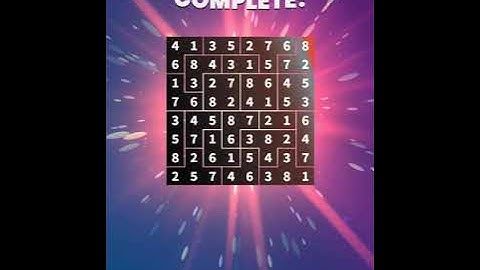 Flow Fit: Sudoku Stacked Numbers Speedrun in 28:31