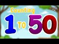 Number Song 1-50 for Children | Counting Numbers | Educational Rhyme For Kids #riyarhymes