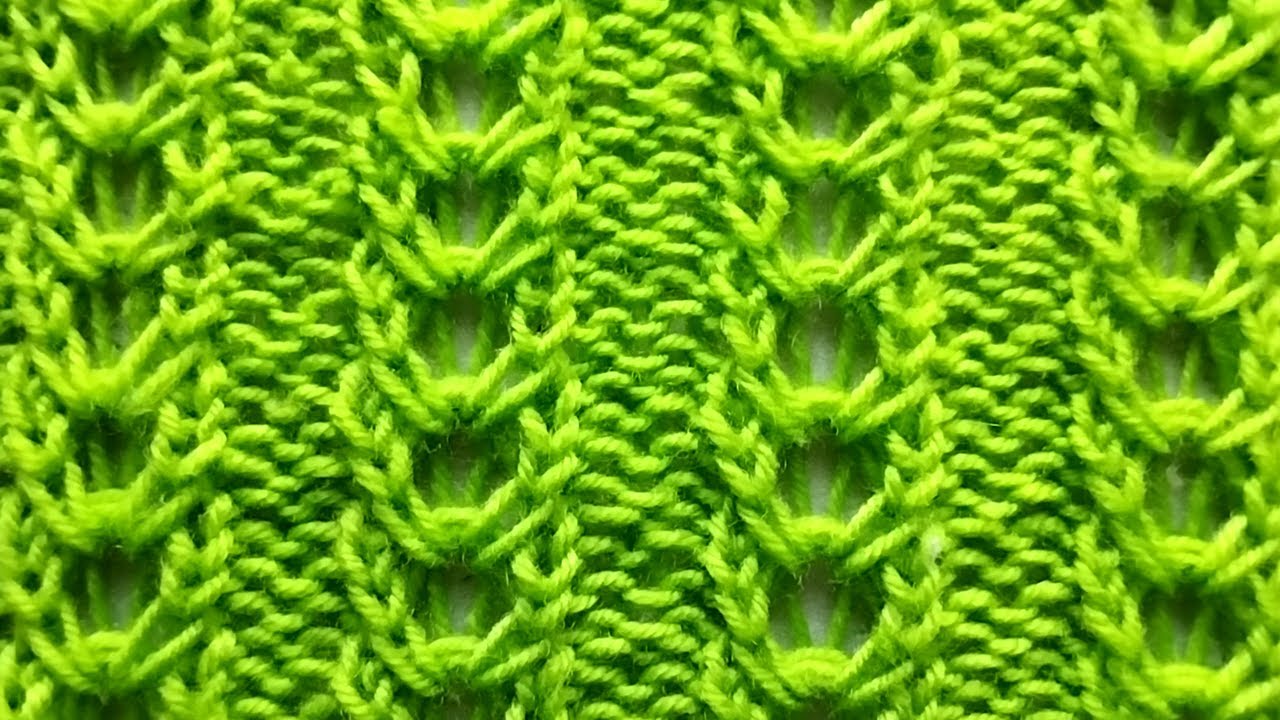 Как просто связать ажурные косы спицами