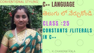 CPP ||CONSTANTS IN CPP BOTH IN TELUGU AND ENGLISH ||TELUGU SCIT TUTORIALS ||C++ CONSTANTS