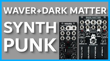 Synth Punk with Bastl Dark Matter and Waver (and a few other modules) patch explained, no talk