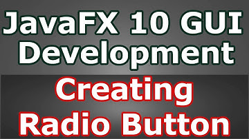 Learn JavaFX 10 Creating Radio Button  (Java GUI Programming) #14