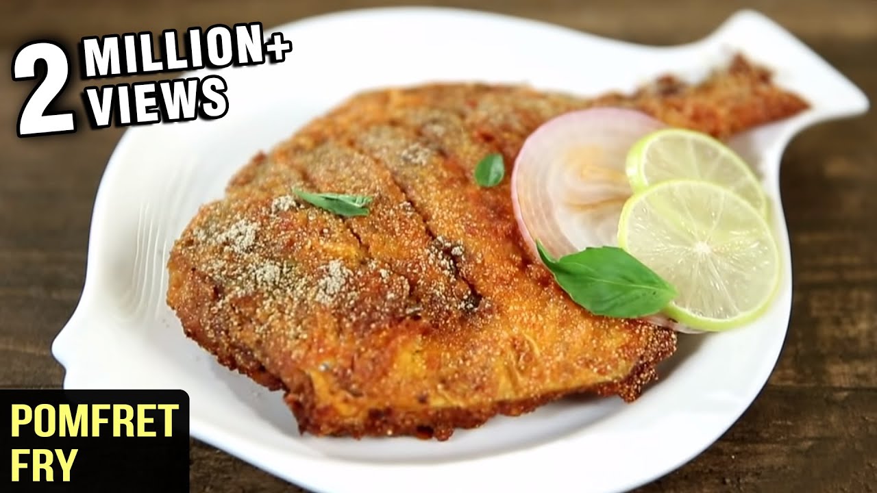 Pomfret Fry Recipe | Fish Fry Indian Style | Fish Recipes | Fish Fry Recipe by Varun Inamdar | Get Curried