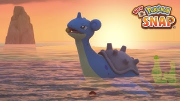 New Pokemon Snap - Take One Please (3 Star Lapras) | LenTalk Request [Reef (Evening)]