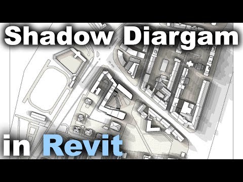 Shadow Diagram in Revit and Photoshop Tutorial