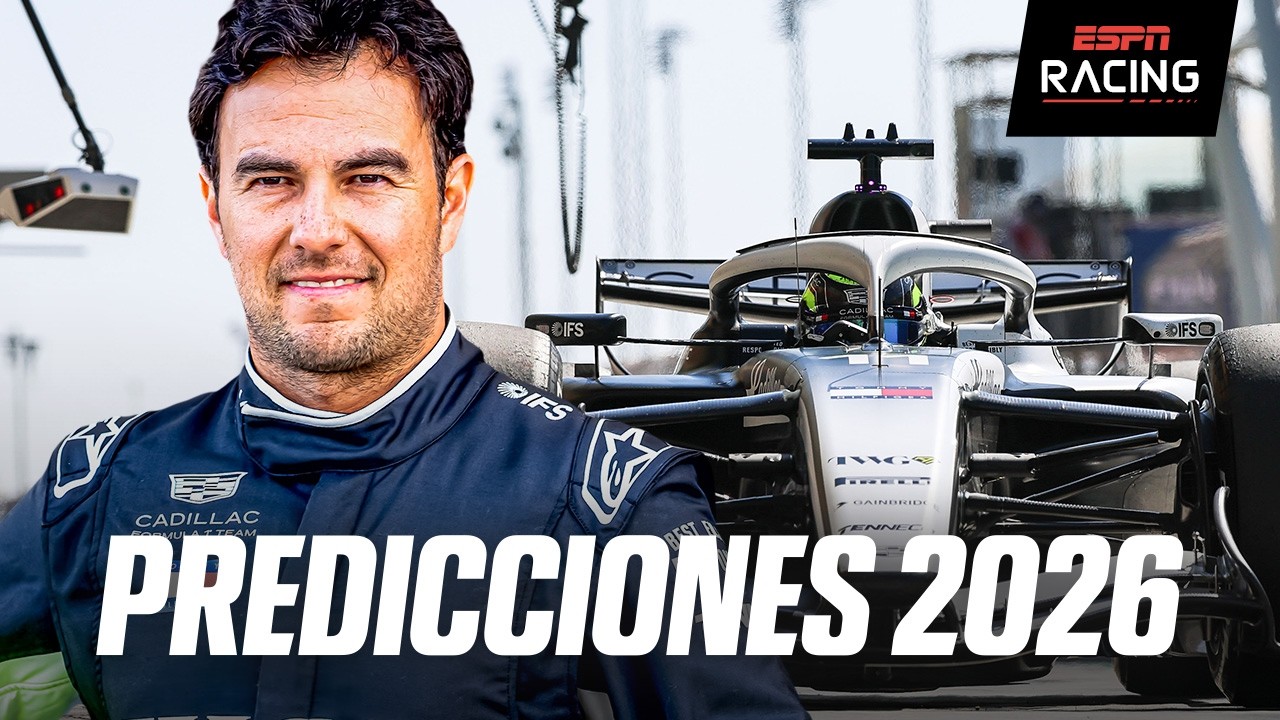 CHECO PÉREZ alista DEBUT con CADILLAC l PREDICCIONES FORMULA 1 2026 y más... l Podcast ESPN Racing