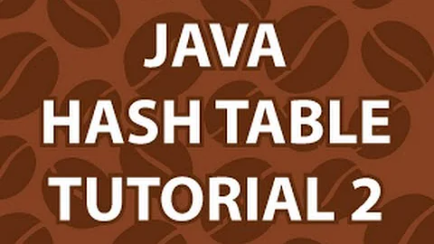 Java Hash Tables 2
