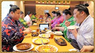 【力士達のご褒美飯】注文が止まらない…気づけば136品