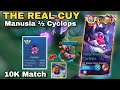 BARU KALI INI KETEMU TOP GLOBAL CYCLOPS 10K MATCH‼️ HERO YANG SERING DIREMEHKAN!