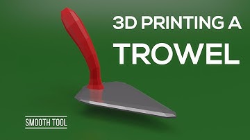 SMOOTH TOOL in Blender 2.9 (HOW TO) Make a TROWEL for 3D Printing Design (2020)