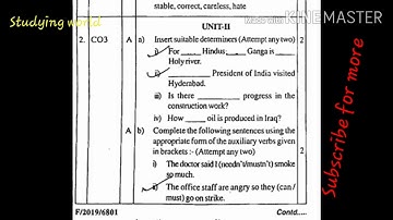 communication skills  question paper  diploma rgpv  1st ,2nd ,semester 2019-20 |#rgpvdiploma |#rgpv