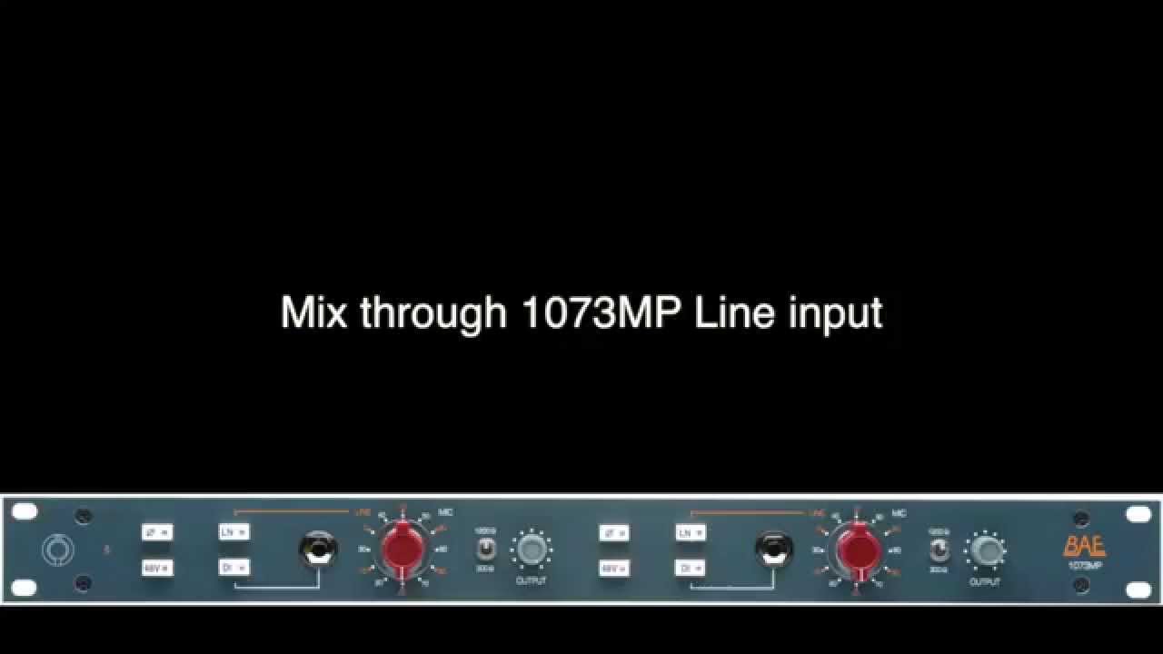 BAE 1073MP Saturation effect