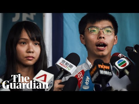 'We shall not surrender,' Hong Kong activist Joshua Wong says after release on bail