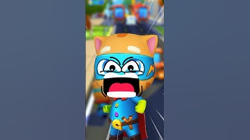 Ginger Gets Shocked 😱 | Talking Tom Hero Dash #shorts #gameplay