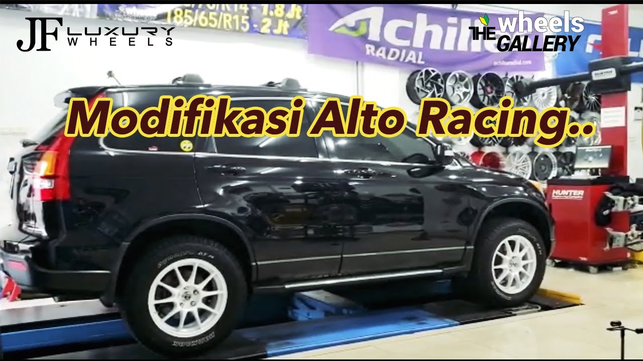 Modifikasi Alto racing Velg JDM dengan ban semi offroad Di ...