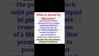 What is filtration? #shorts #science #scienceknowledge #sciencesofttutorial #upsc #chemistry #gkquiz screenshot 5